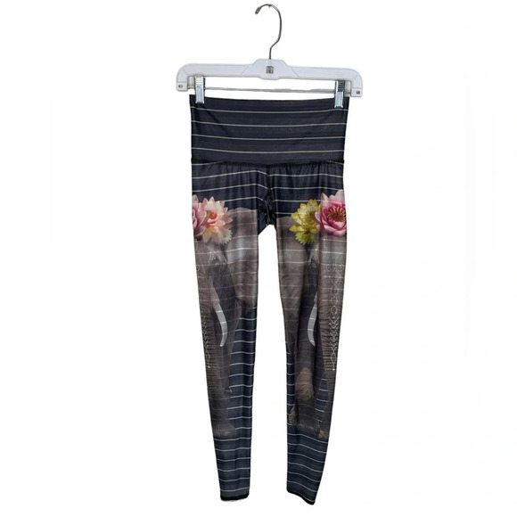 Teeki Love the Elephant Legging Size XS Great Condition - Picture 1 of 6